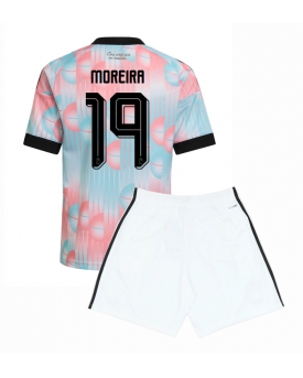 Billige Fotballdrakt Belgia Diego Moreira #19 Replika Bortedraktsett Barn VM 2026 Kortermet (med bukser)